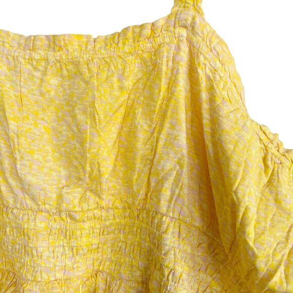 Nordstrom BP Yellow Camo Mini Dress 4X NWT - Picture 5 of 7